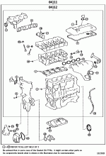 ENGINE OVERHAUL GASKET KIT 1